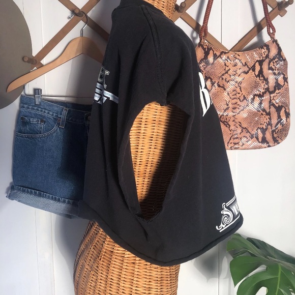 Vintage Bike Week Hand Cut Crop Top - Picture 2 of 3